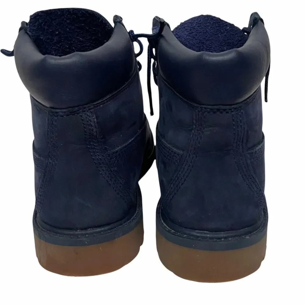 Timberland Boy’s Navy Blue Utility Boots